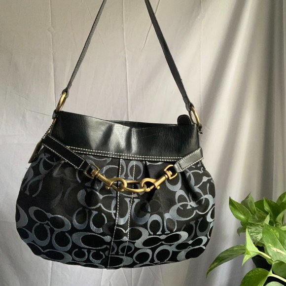 Coach Black Purse - Picture 1 of 4